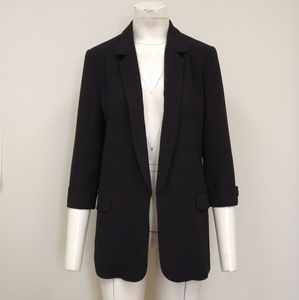Alexander+David Open Front Oversized Blazer